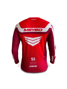 Meybo Race Jersey V6 SlimFit Red/White